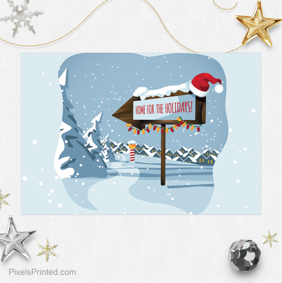 Berkshire Hathaway Christmas postcards postcards PixelsPrinted 