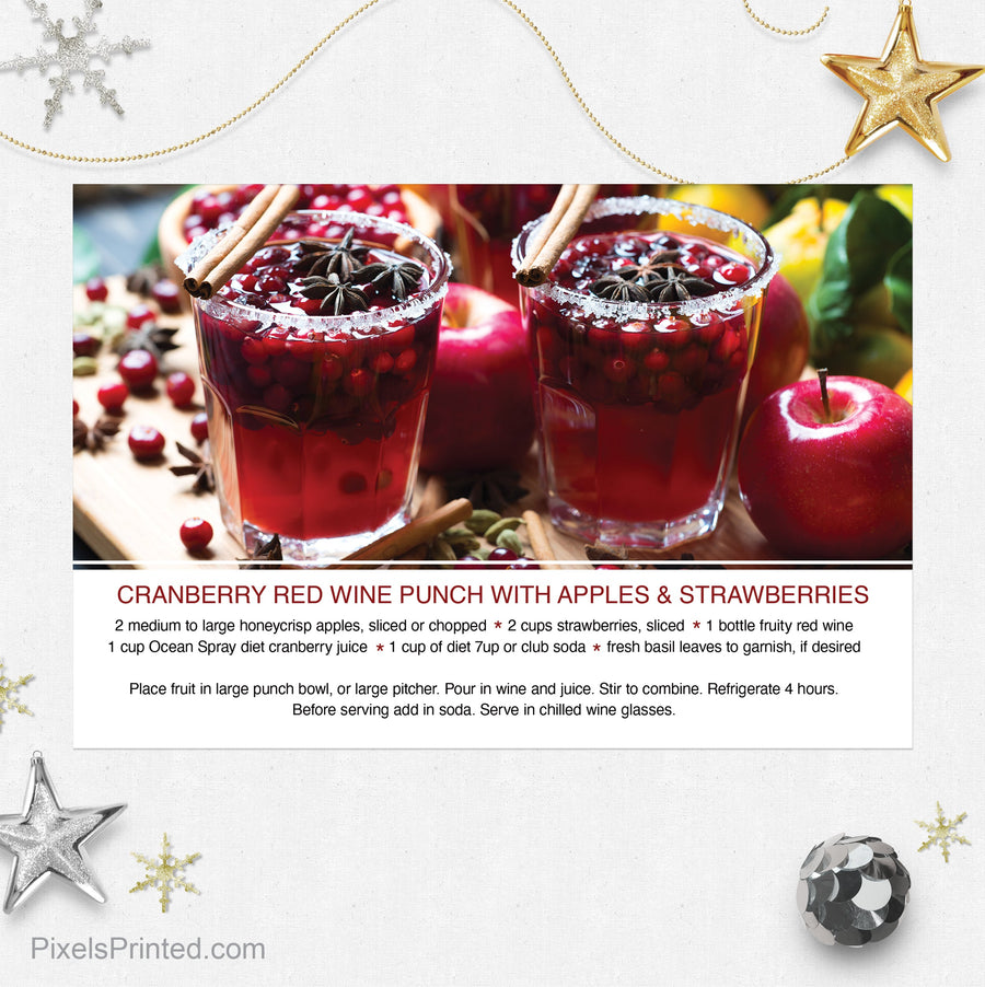 Berkshire Hathaway Christmas recipe postcards postcards PixelsPrinted 