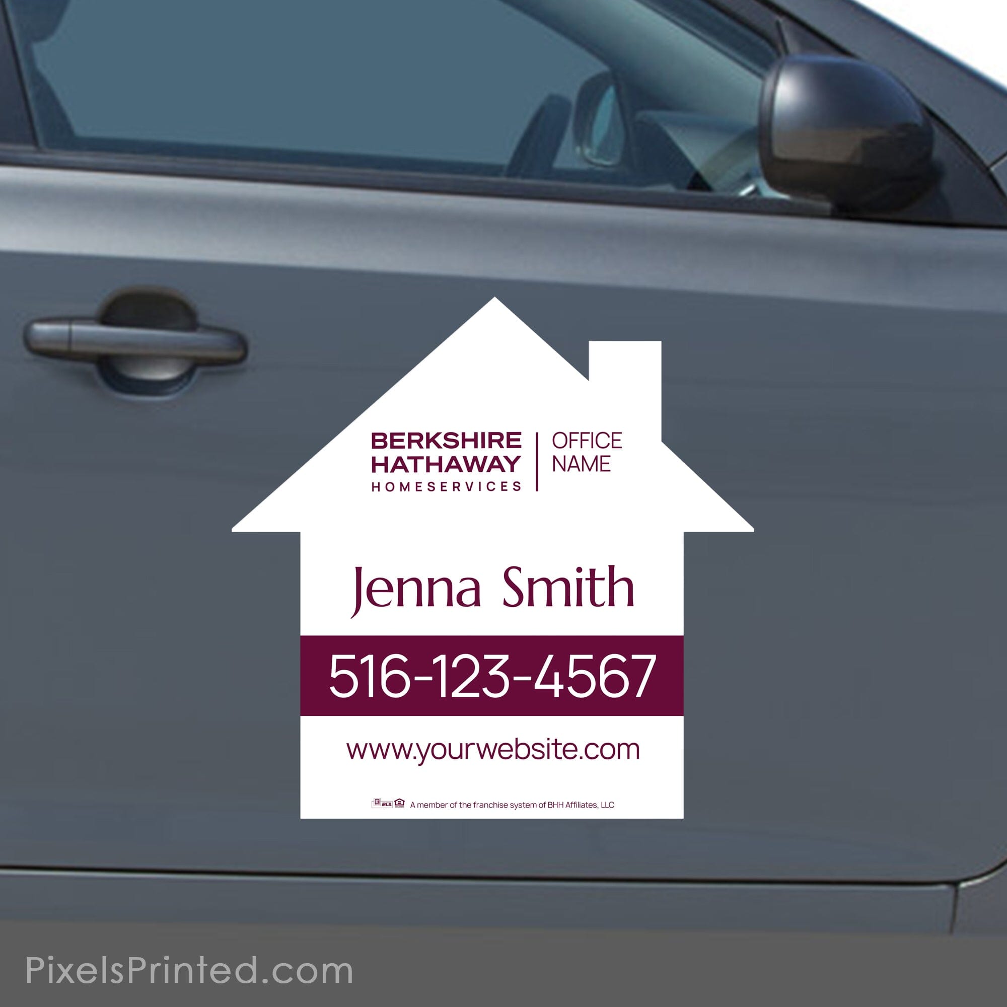 Berkshire Hathaway real estate car 2024 magnets - 11x17 with rounded corners, durable - set of TWO magnets - FREE UPS ground shipping