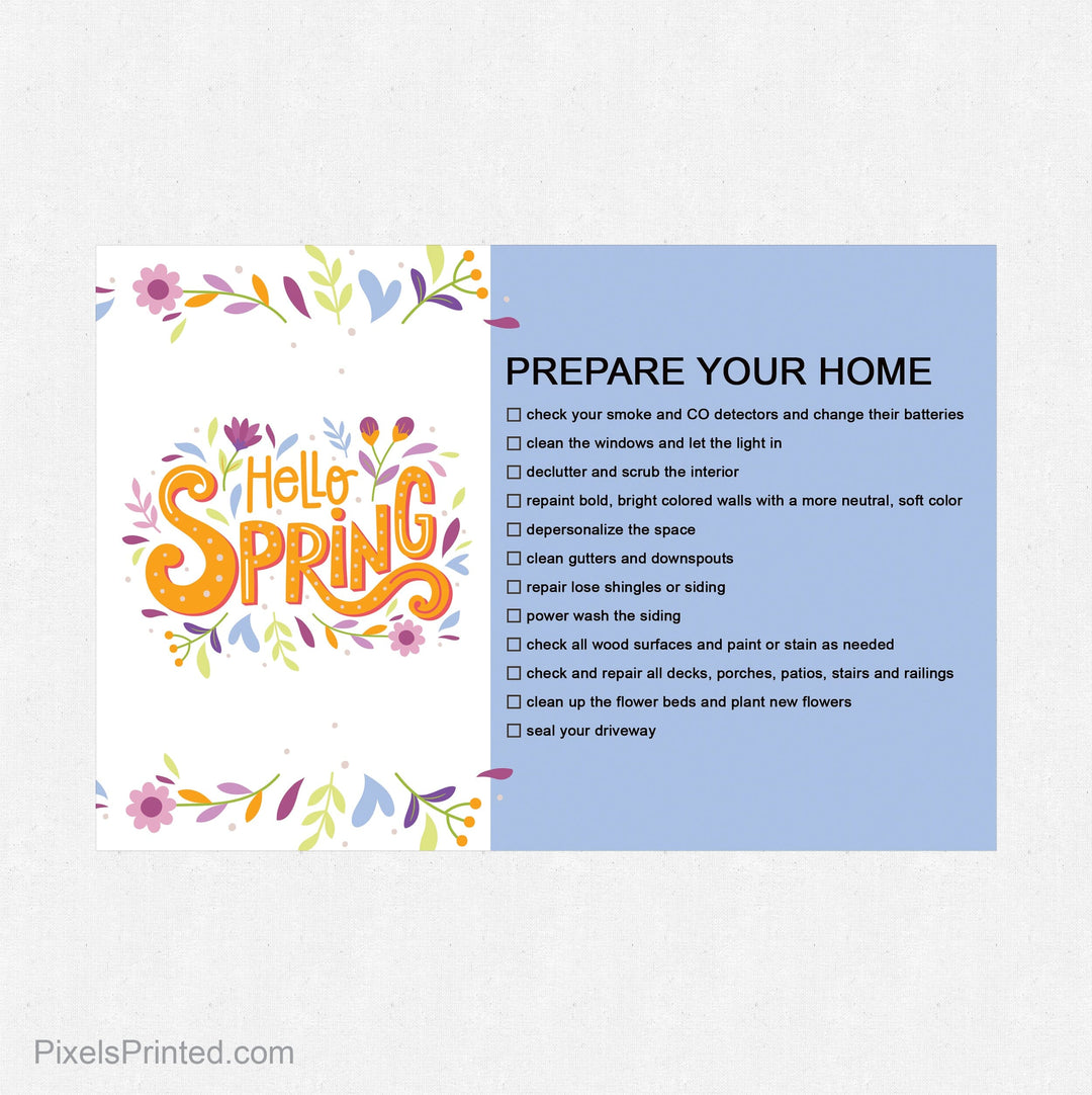Berkshire Hathaway spring maintenance postcards PixelsPrinted 
