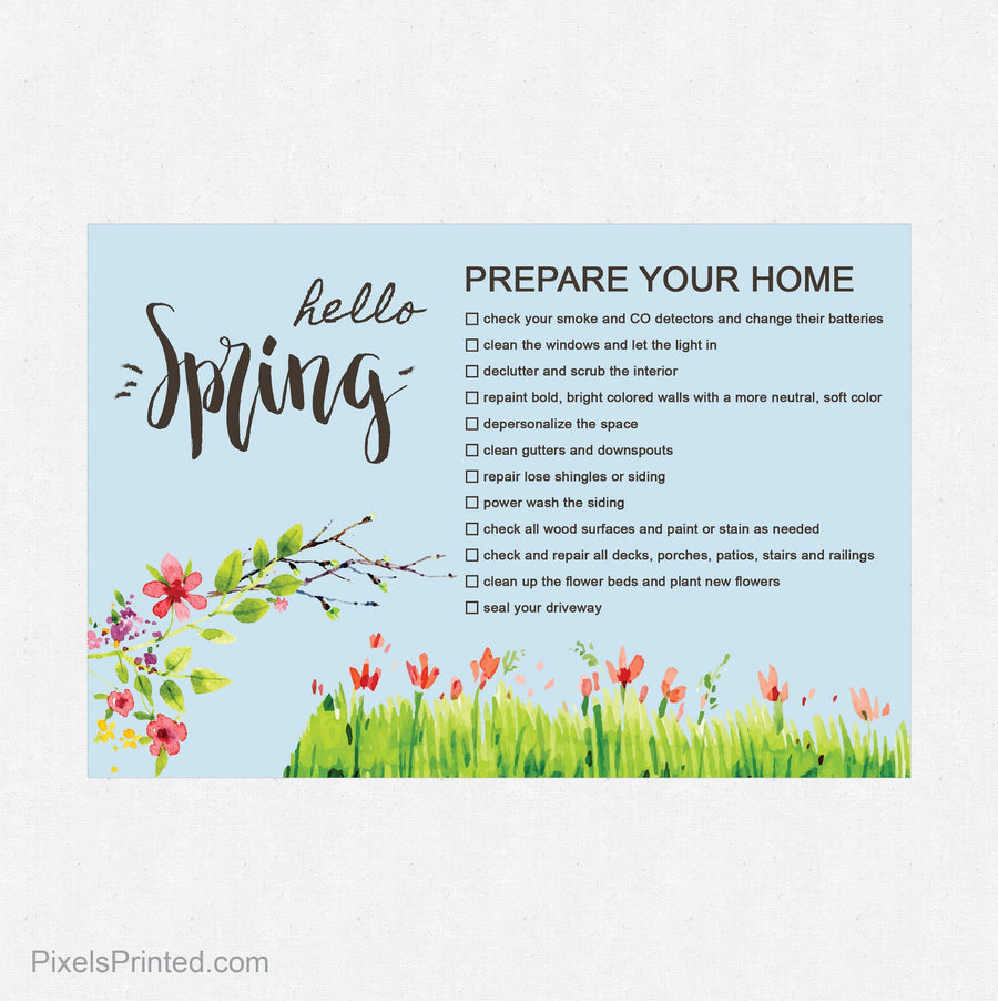Berkshire Hathaway spring maintenance postcards PixelsPrinted 