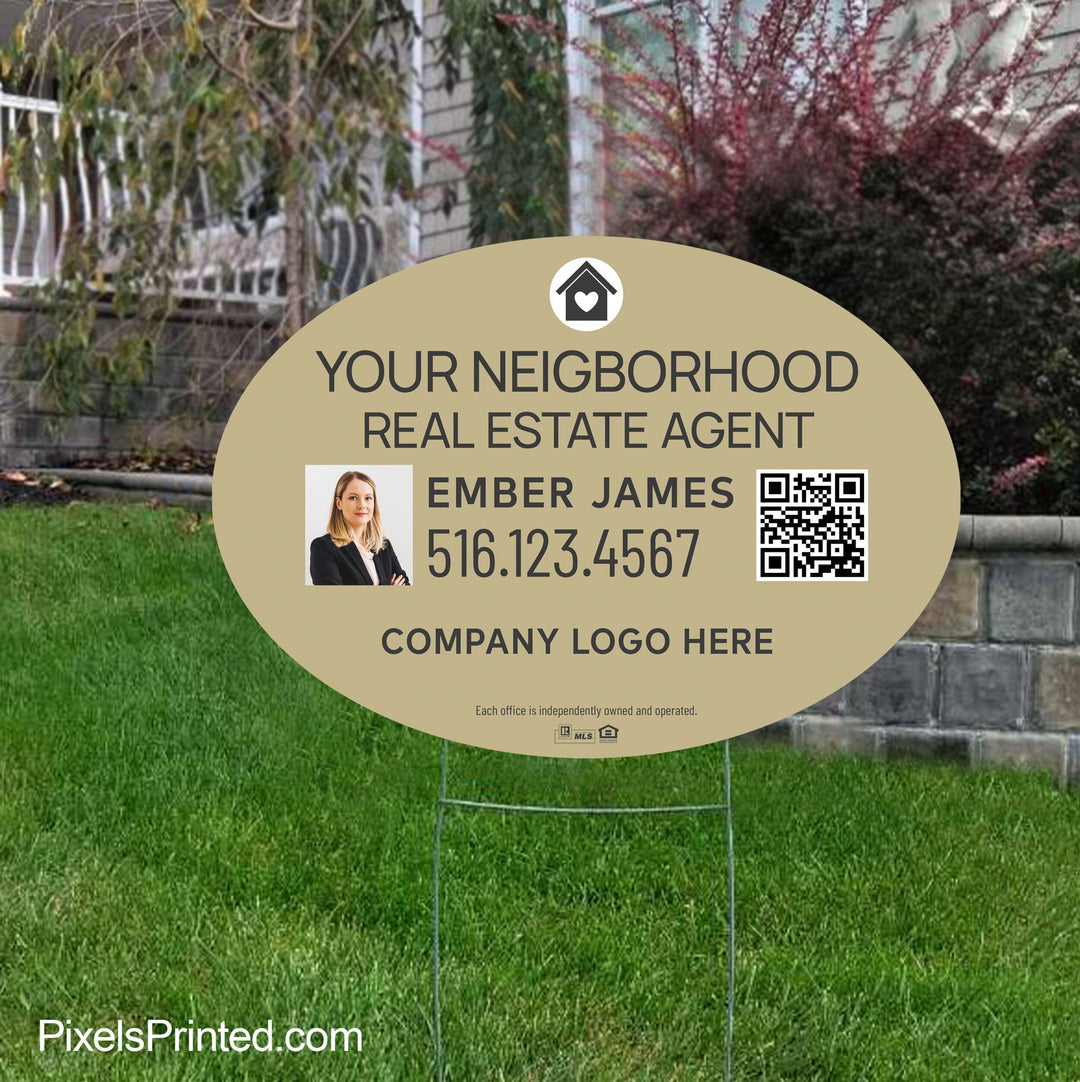 Century 21 your neighborhood agent yard signs yard signs PixelsPrinted 