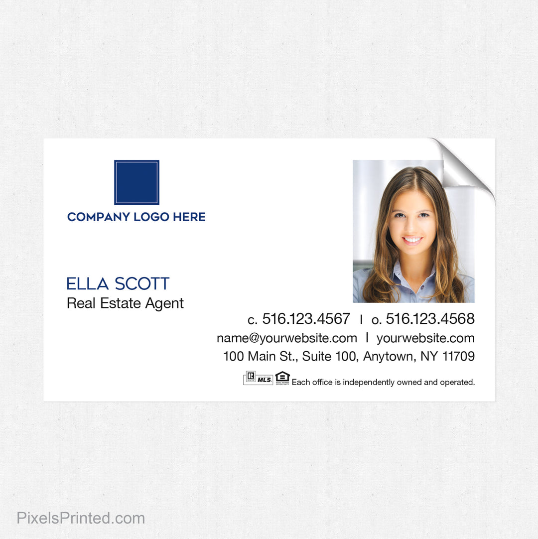 Coldwell Banker business card stickers sticker PixelsPrinted 