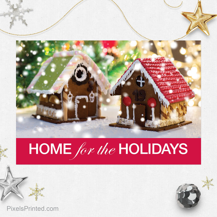 Coldwell Banker Christmas holiday postcards postcards PixelsPrinted 