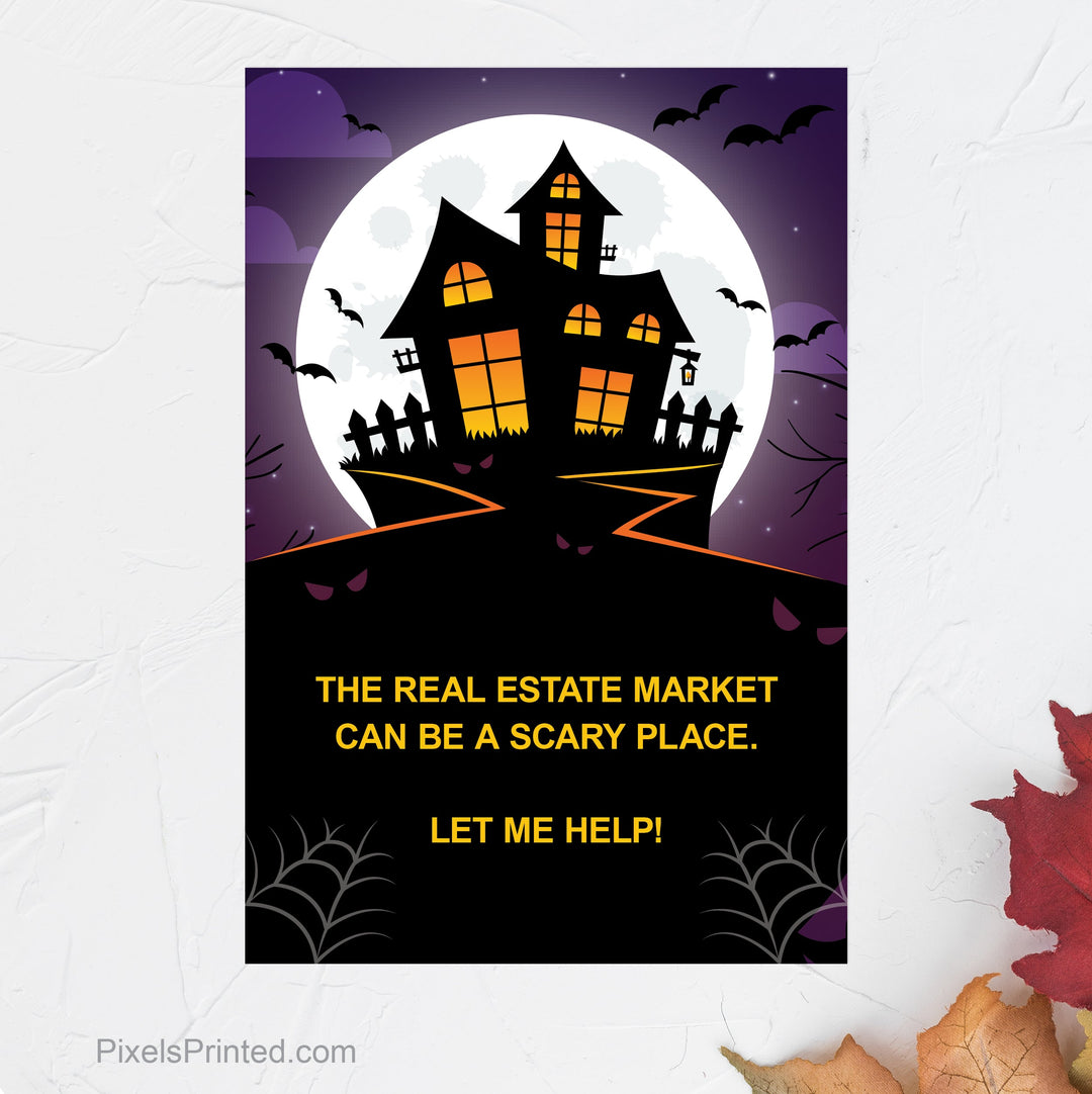 Coldwell Banker Halloween postcards postcards PixelsPrinted 