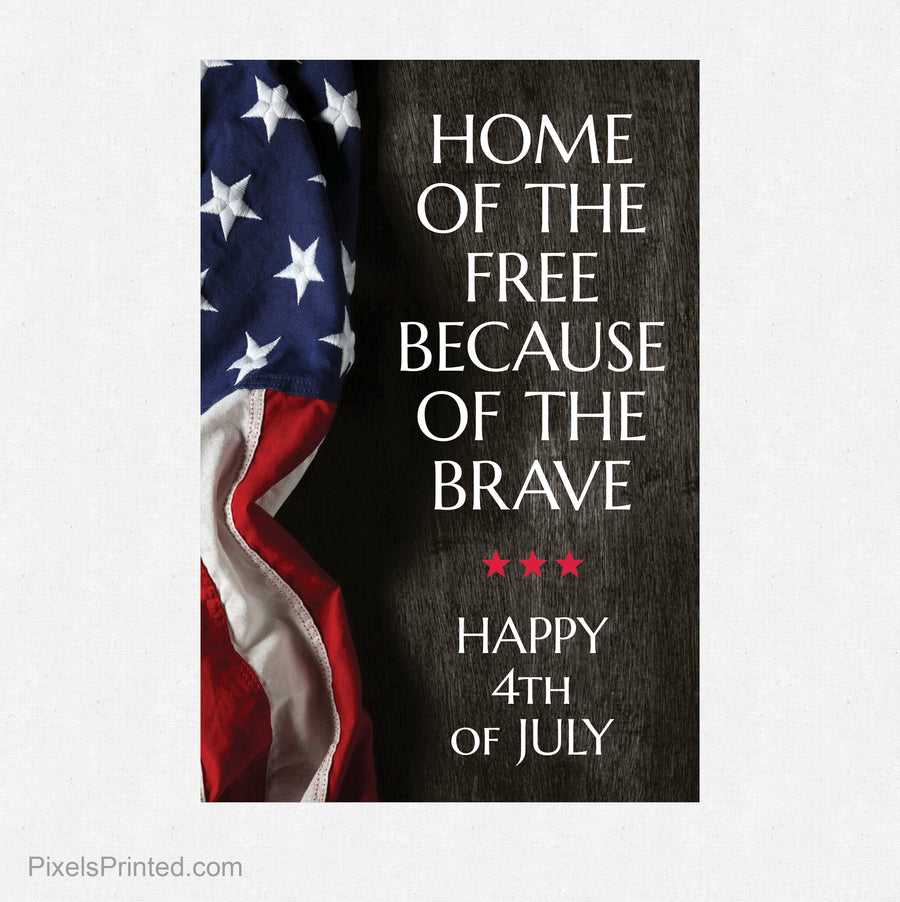 Coldwell Banker Independence Day postcards PixelsPrinted 