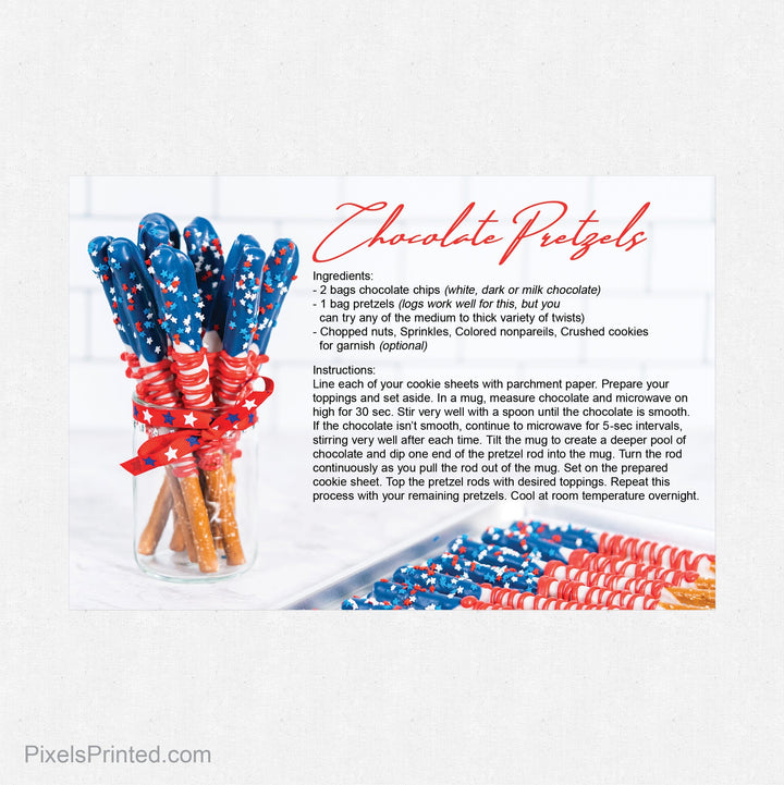 Coldwell Banker Independence Day recipe postcards PixelsPrinted 