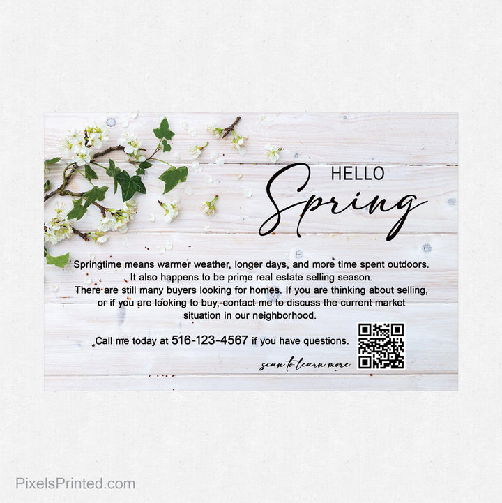Coldwell Banker spring postcards PixelsPrinted 