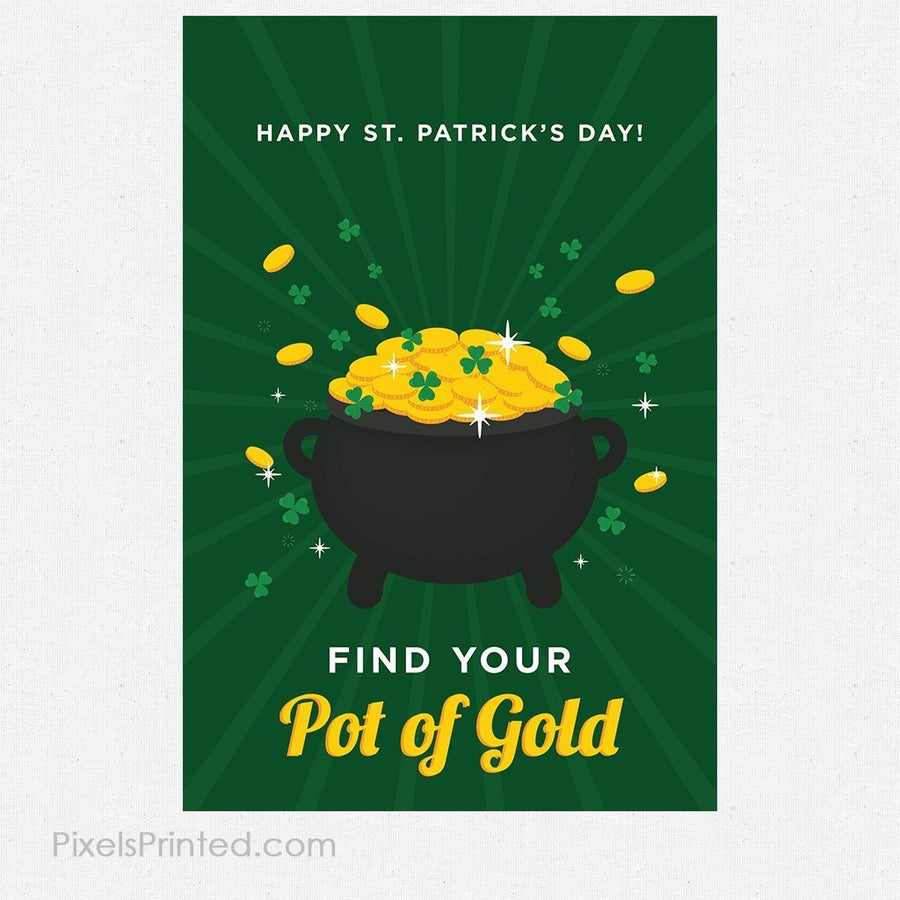 Coldwell Banker St. Patrick's Day postcards PixelsPrinted 