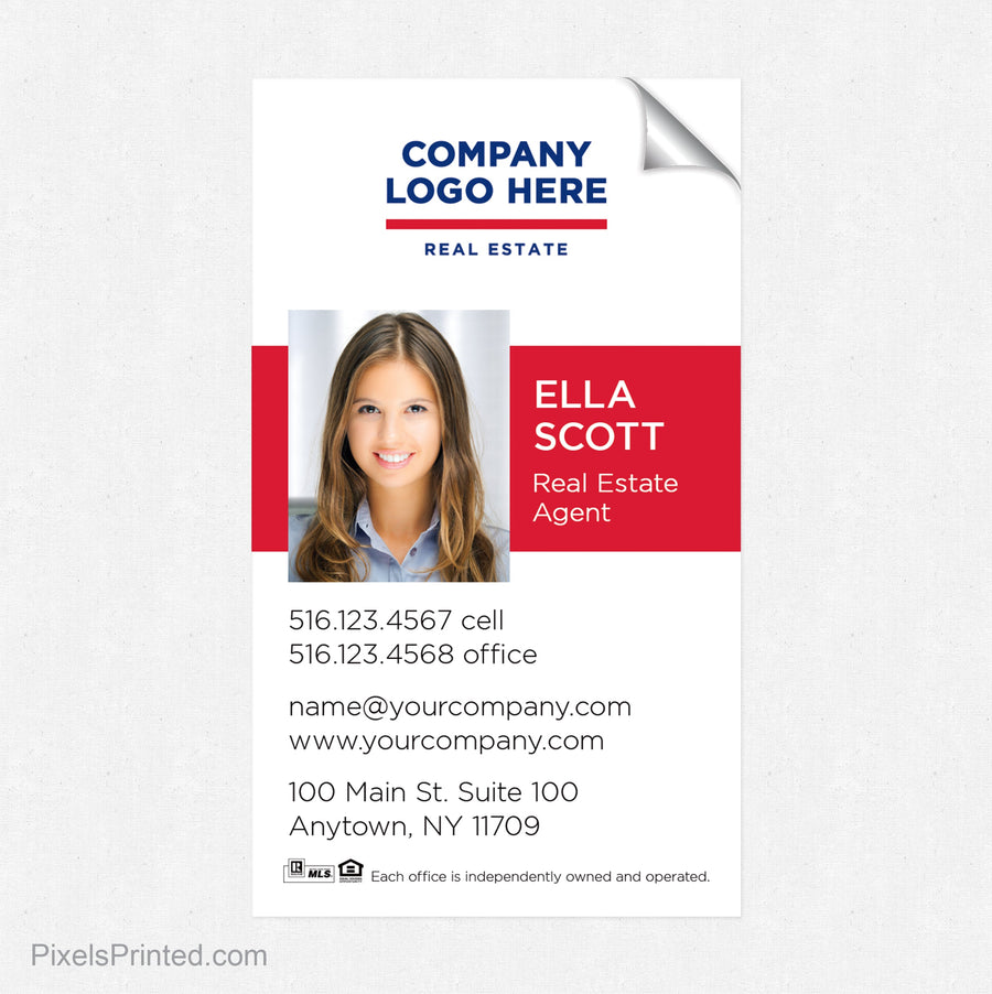 ERA real estate business card stickers PixelsPrinted 
