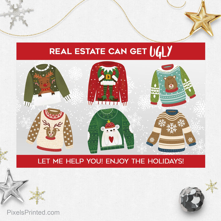 ERA real estate Christmas postcards postcards PixelsPrinted 