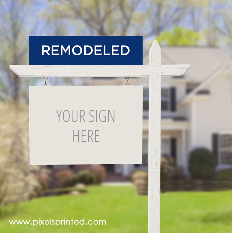 ERA real estate remodeled sign riders PixelsPrinted 
