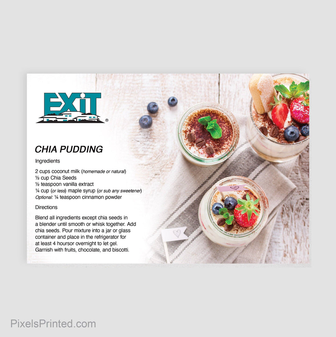 EXIT real estate recipe postcards postcards PixelsPrinted 