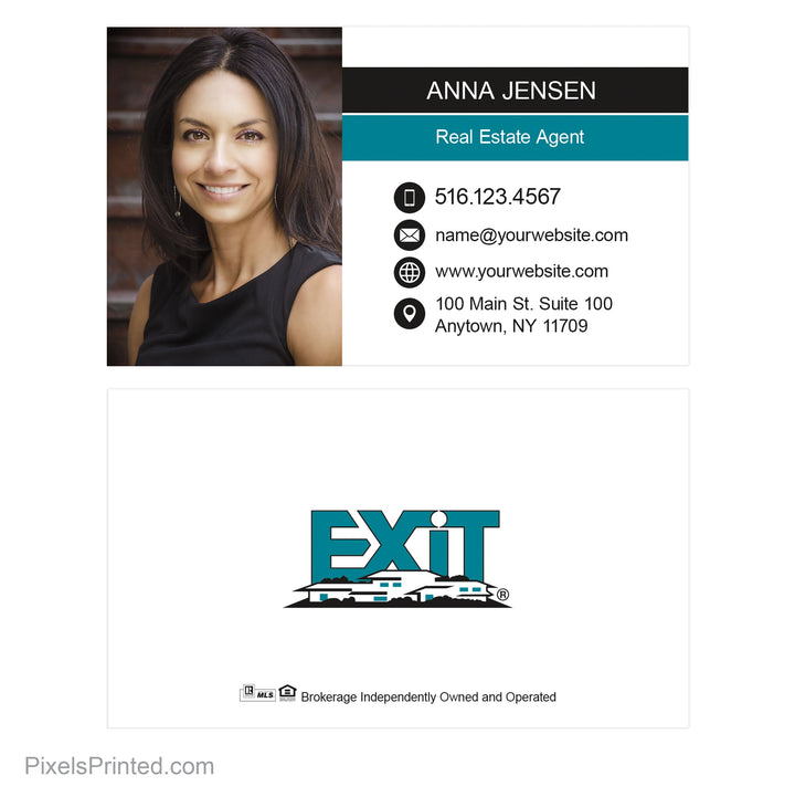 EXIT realty business cards Business Cards PixelsPrinted 