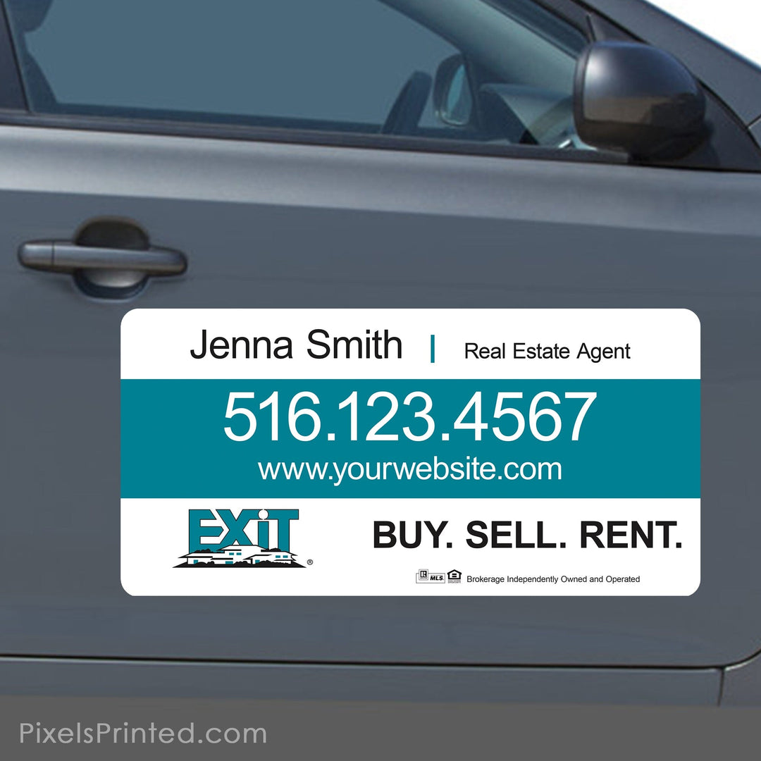 EXIT realty car magnets PixelsPrinted 