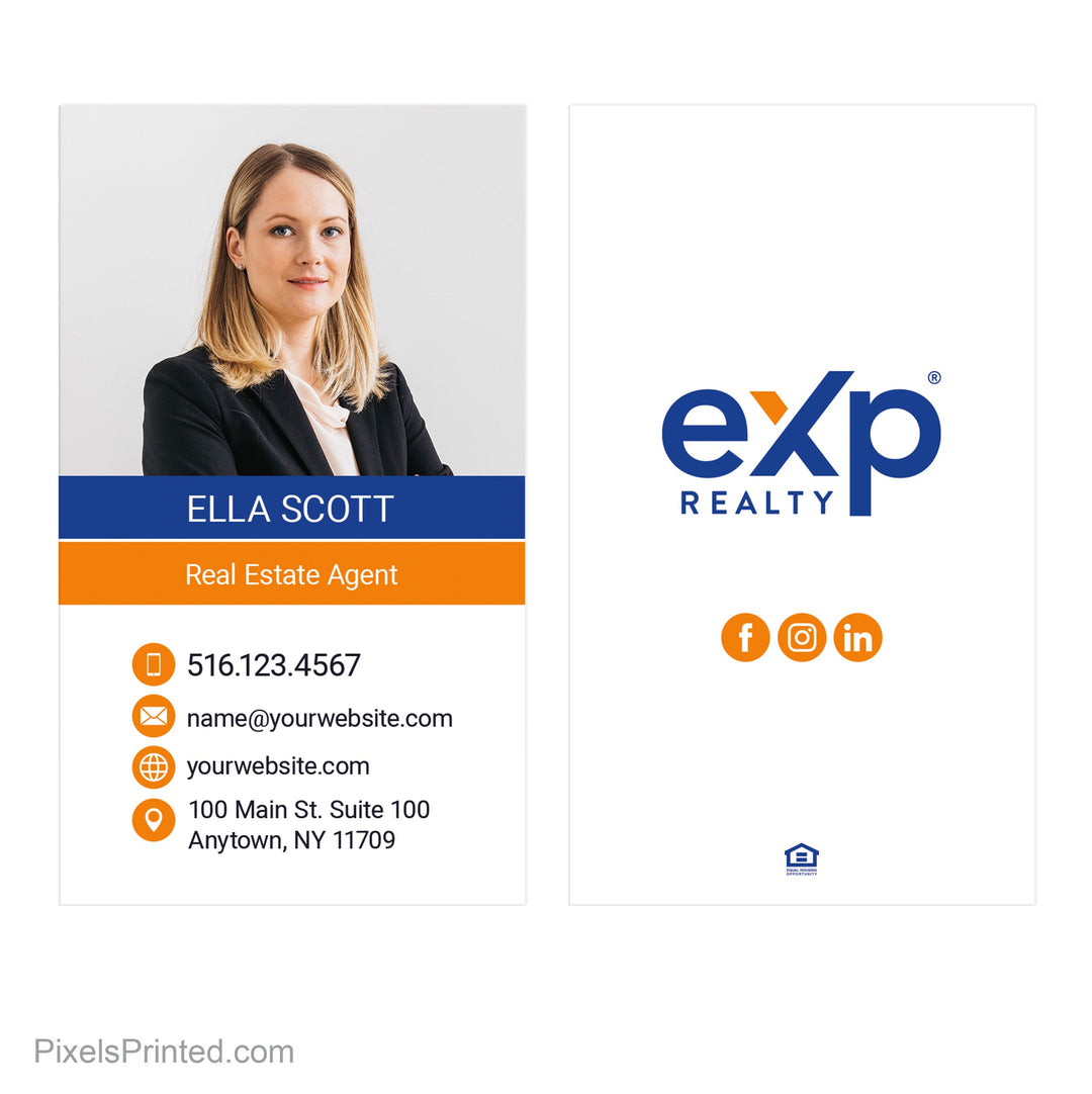 EXP realty business cards Business Cards PixelsPrinted 