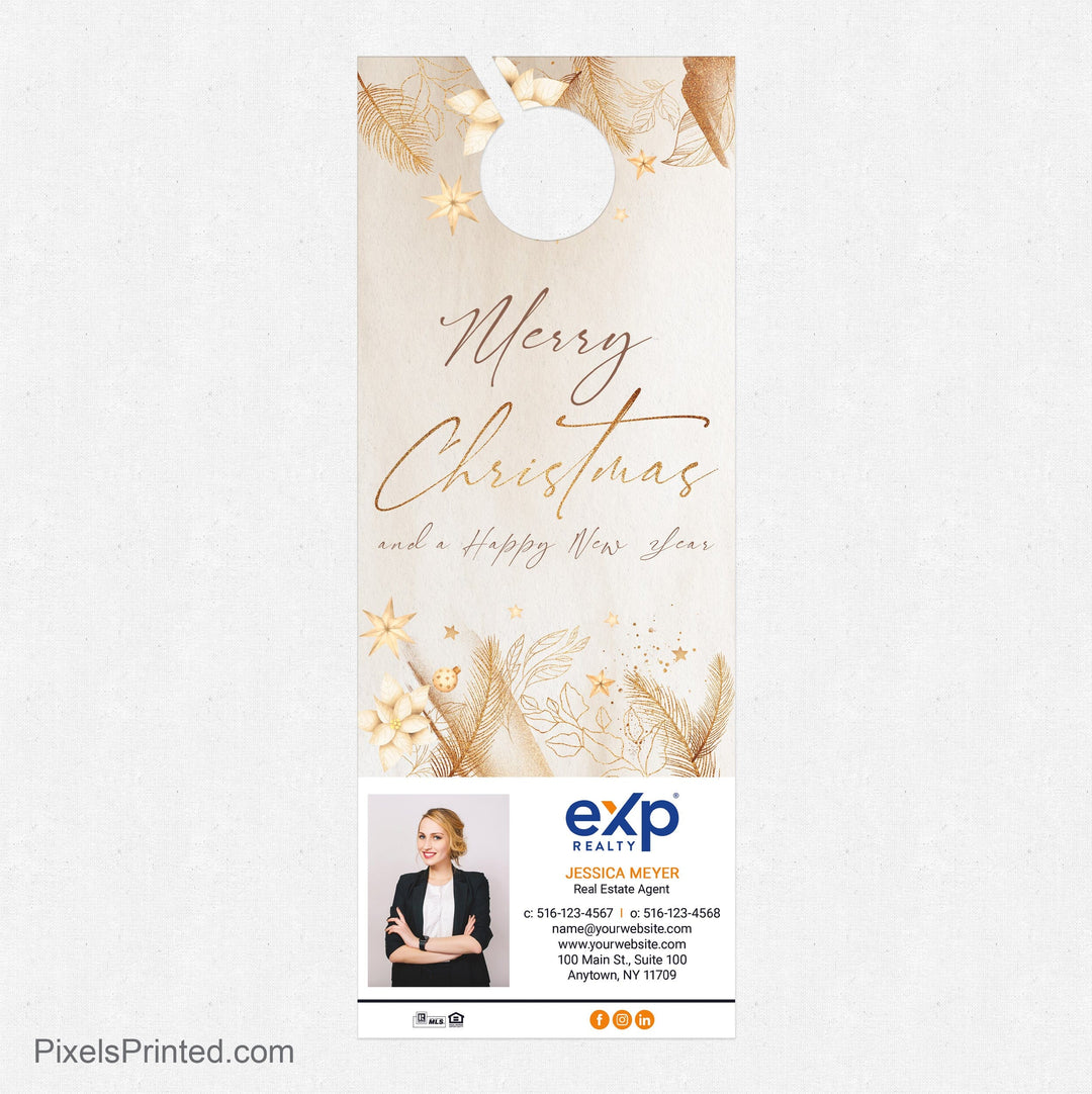 EXP realty Christmas door hangers PixelsPrinted 