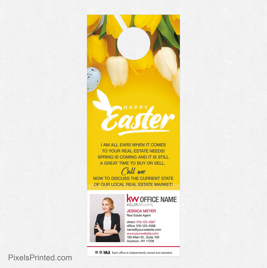 EXP realty Easter Spring door hangers PixelsPrinted 