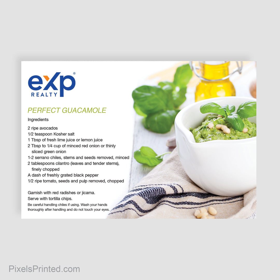EXP realty recipe postcards PixelsPrinted 