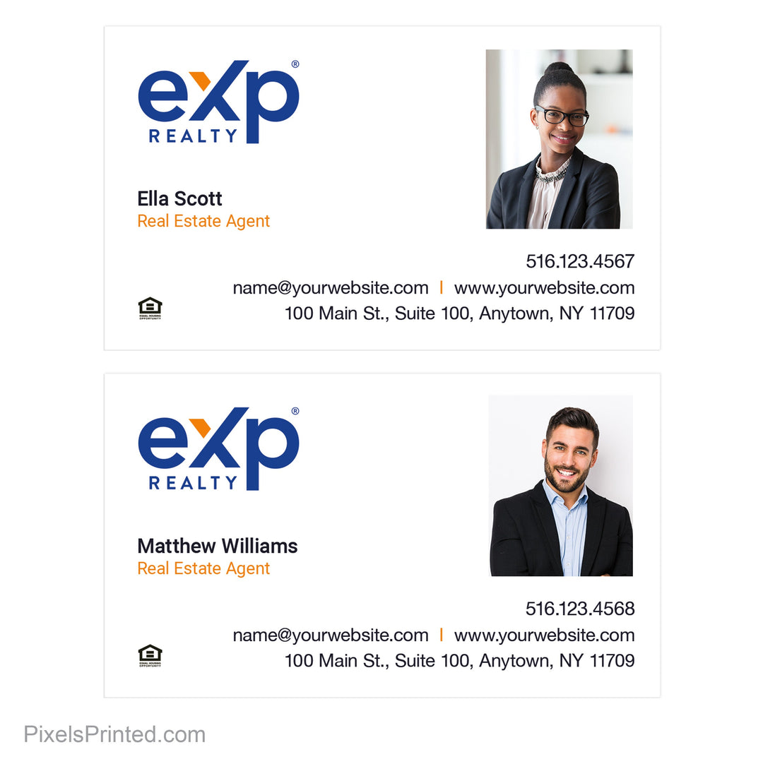 EXP realty team business cards Business Cards PixelsPrinted 