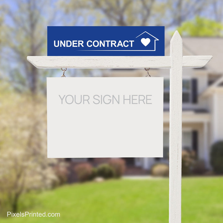 EXP realty under contract sign riders PixelsPrinted 