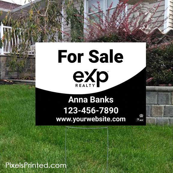 EXP realty yard signs