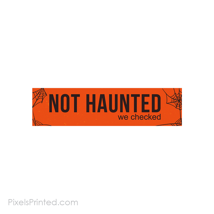 fun Halloween real estate sign riders PixelsPrinted 