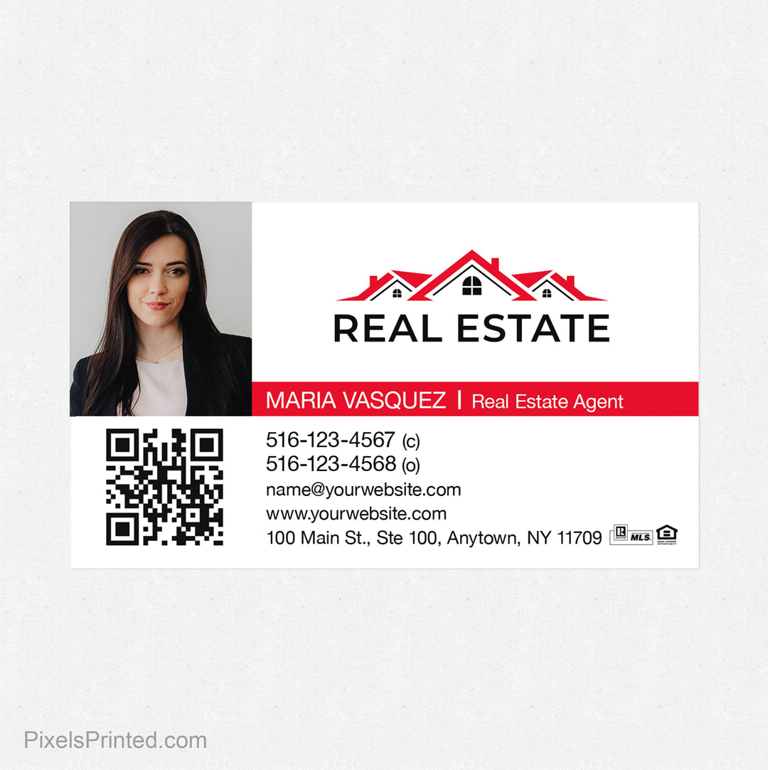 Independent real estate business card magnets PixelsPrinted 