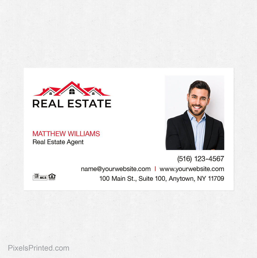 Independent real estate business card magnets PixelsPrinted 