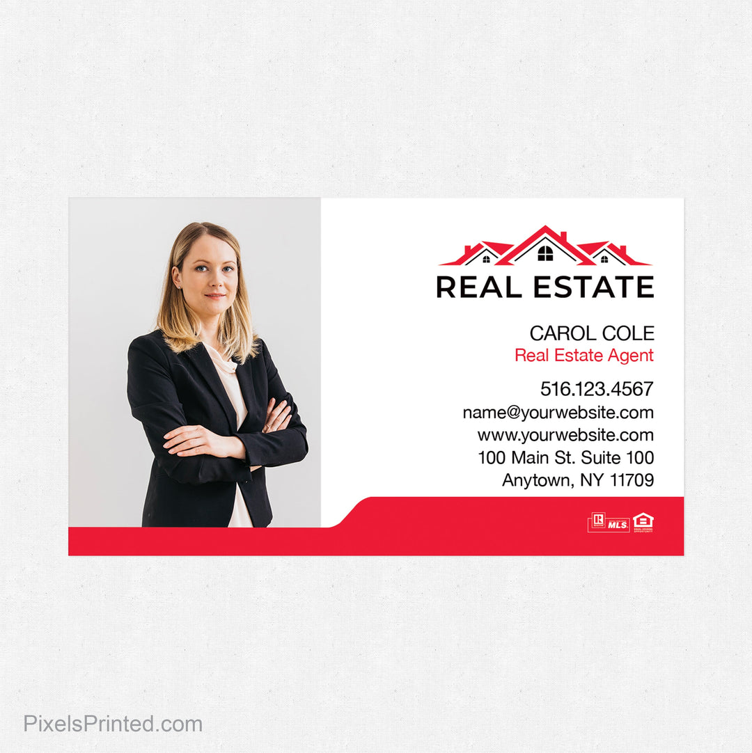 Independent real estate business card magnets PixelsPrinted 