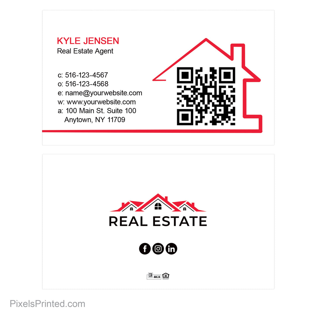 Independent real estate business cards Business Cards PixelsPrinted 