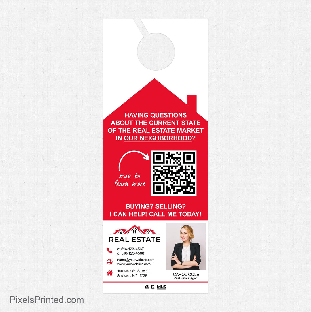 Independent real estate door hangers PixelsPrinted 