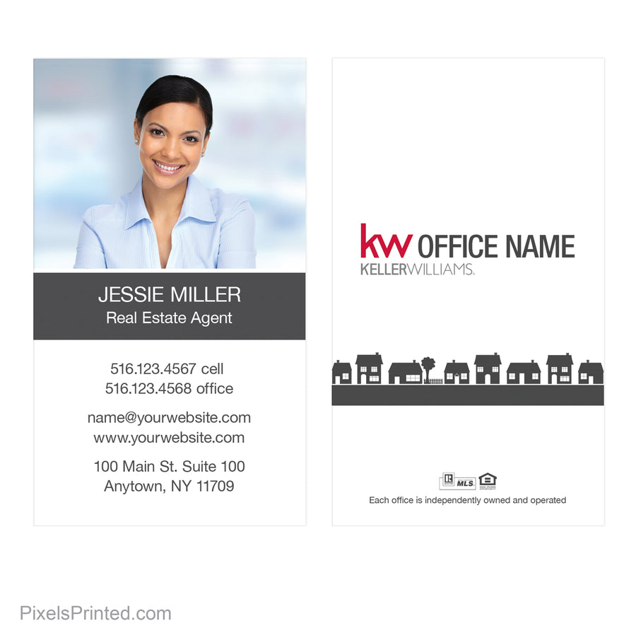 Keller Williams business cards Business Cards PixelsPrinted 