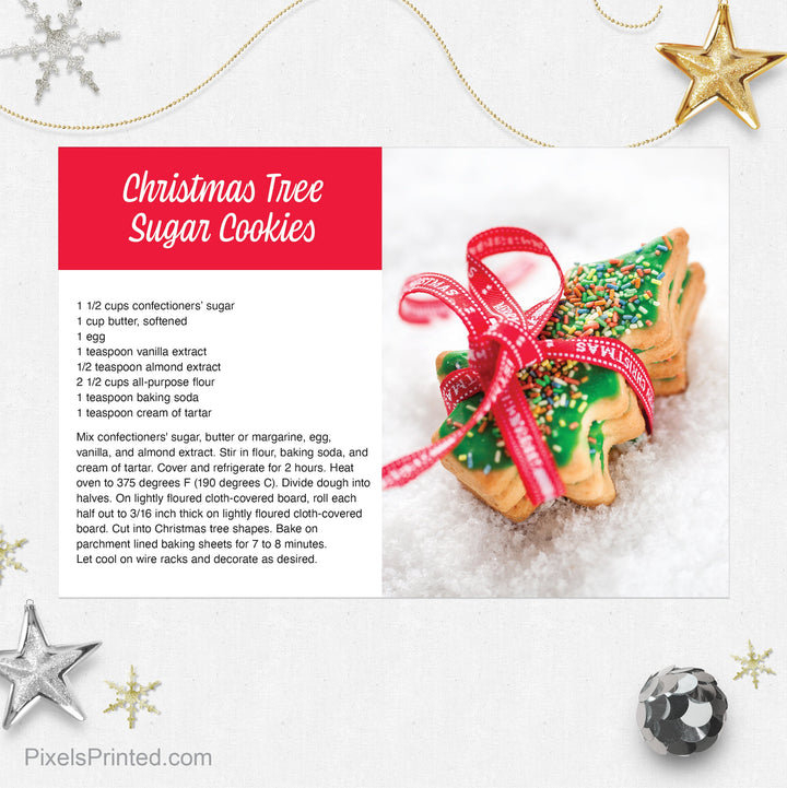 Realty ONE Group Christmas holiday recipe postcards postcards PixelsPrinted 
