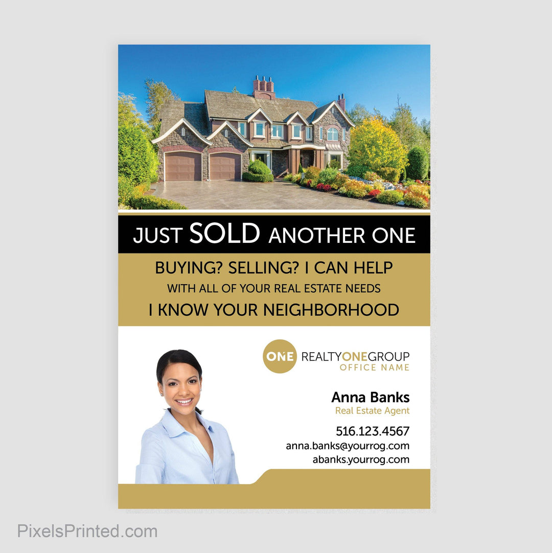 Realty ONE Group postcards PixelsPrinted 