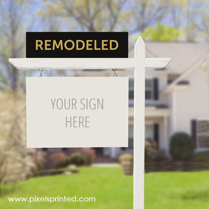 REALTY ONE GROUP remodeled sign riders PixelsPrinted 
