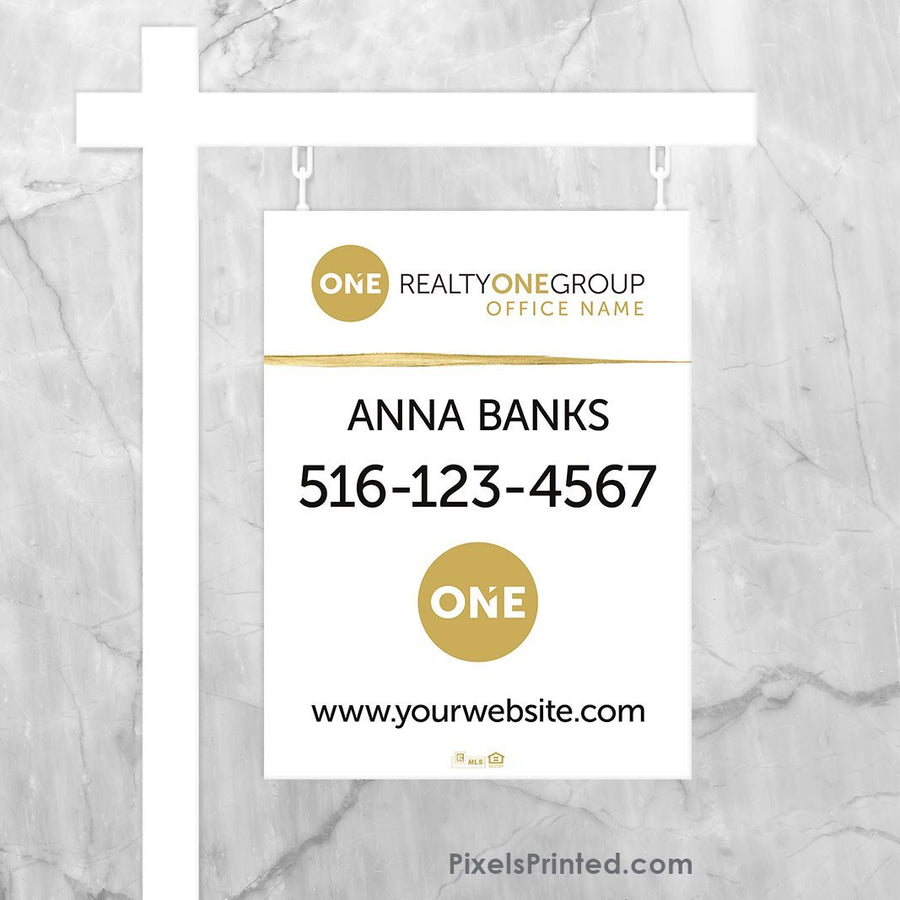 Realty ONE Group sign panels