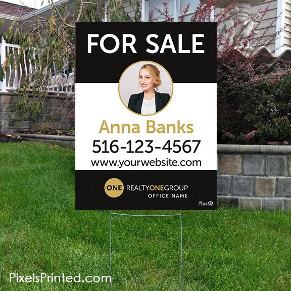 Realty ONE Group yard signs 
