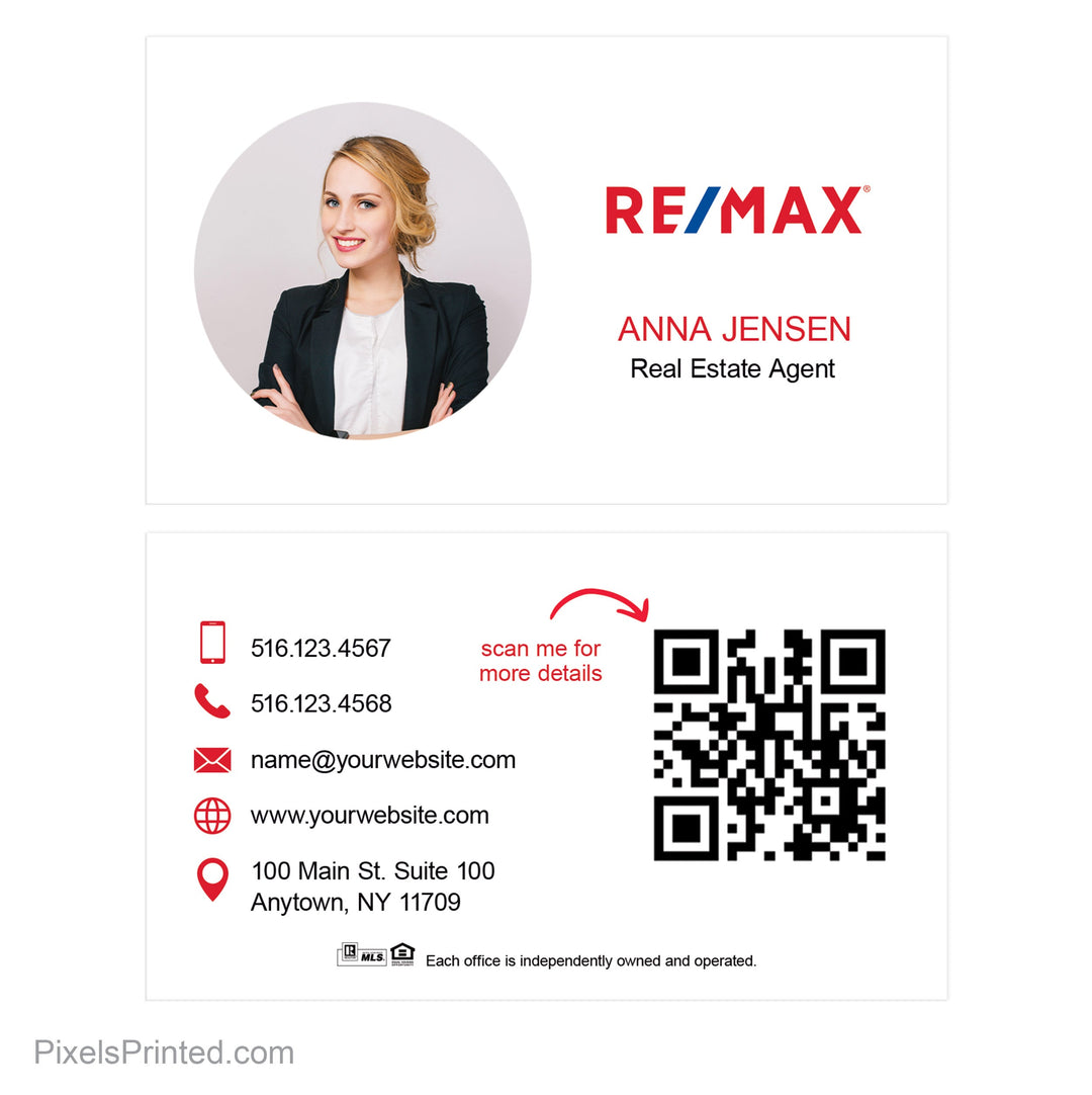 REMAX business cards Business Cards PixelsPrinted 