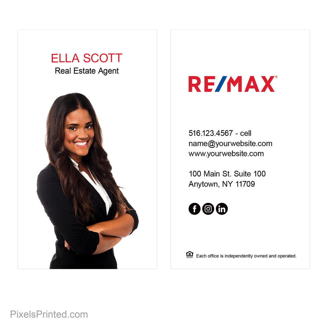 REMAX business cards Business Cards PixelsPrinted 