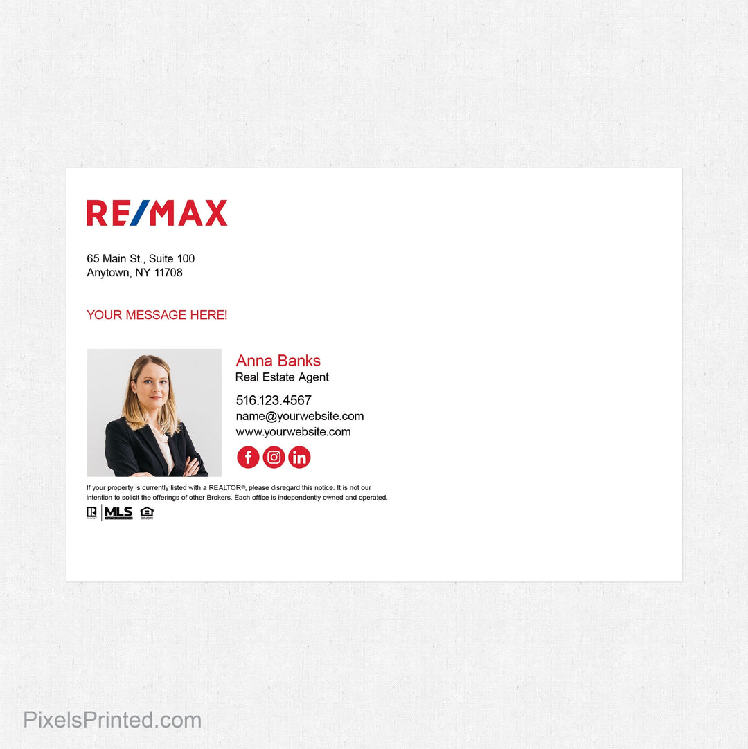 REMAX market shift postcards PixelsPrinted 