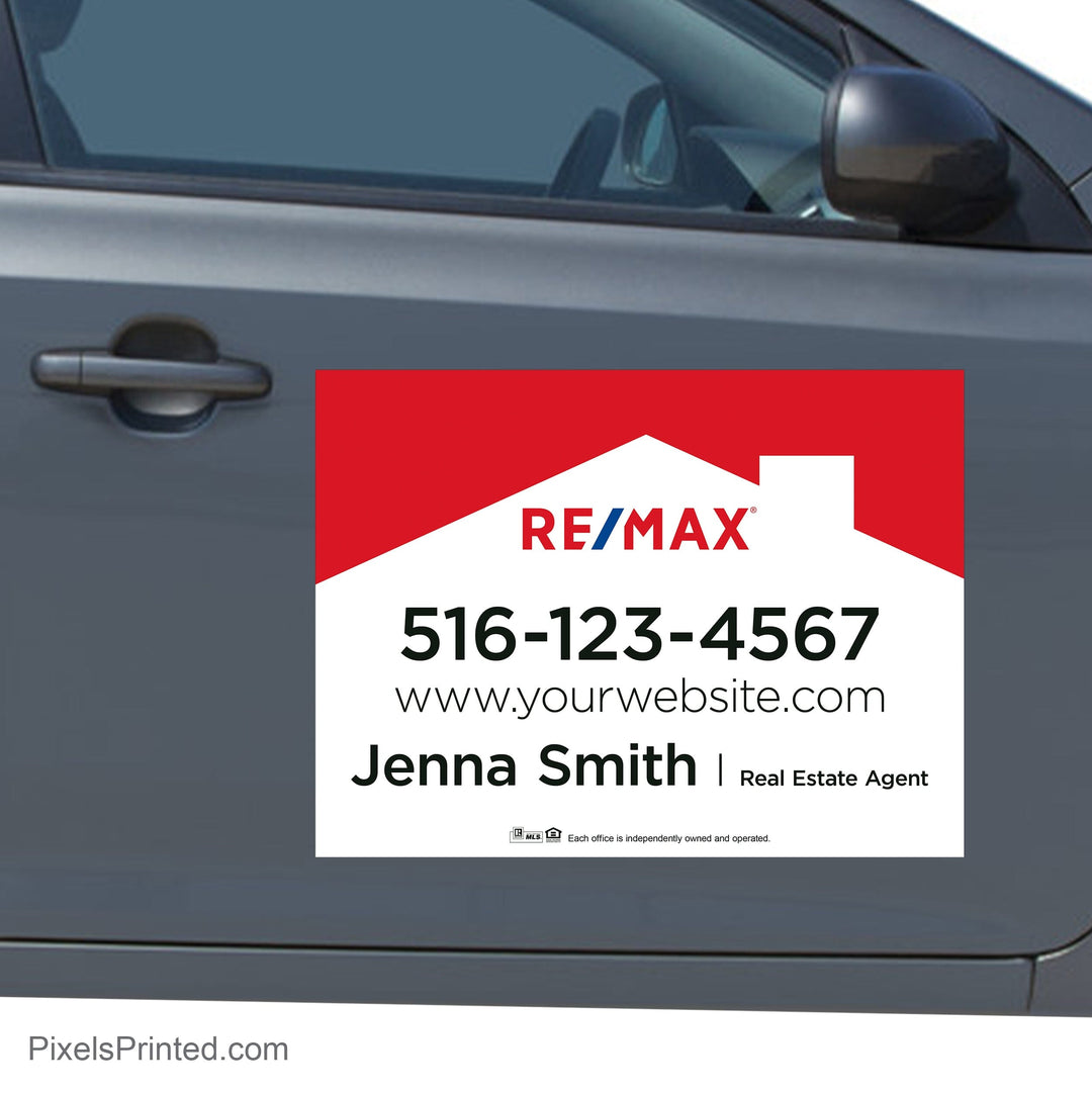 REMAX real estate car decals PixelsPrinted 