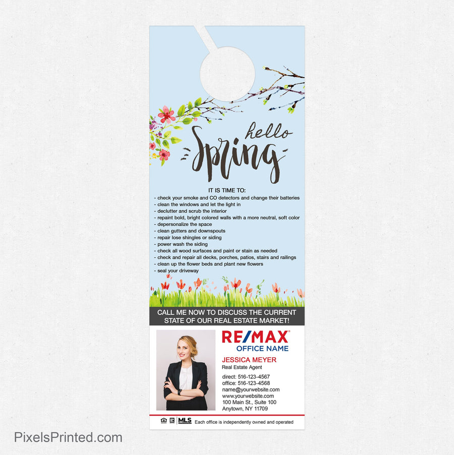 REMAX spring door hangers PixelsPrinted 