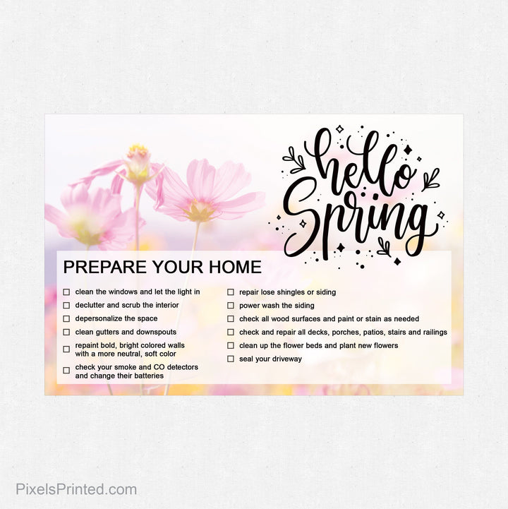 REMAX spring maintenance postcards PixelsPrinted 